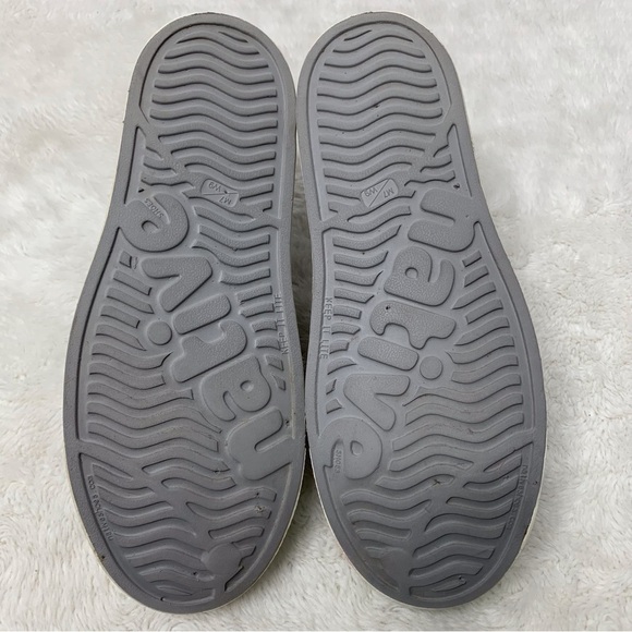 Native Jefferson Men's Gray White Slip On Rubber Slip On Shoes Size 7 - Picture 14 of 15